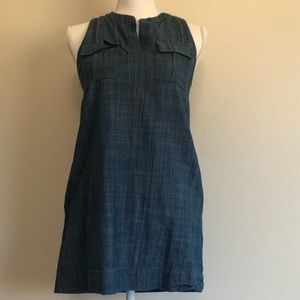 Denim mini dress
